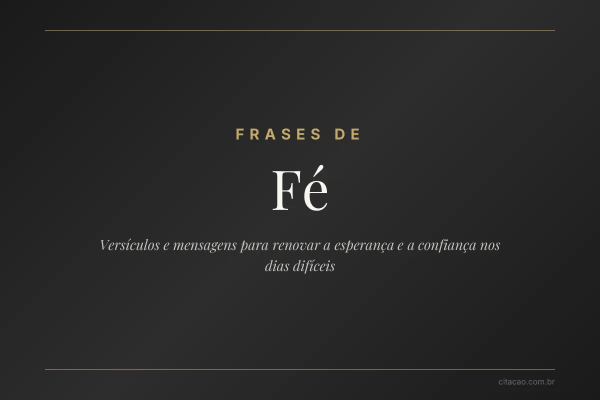 Frases de Fé