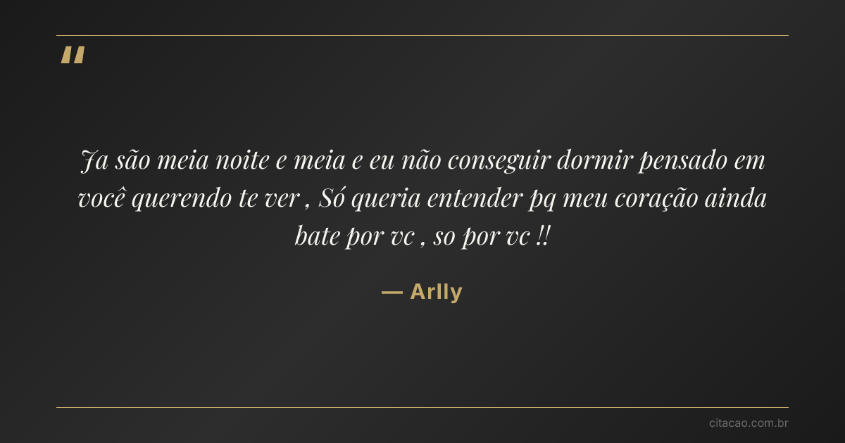Citação de Arlly