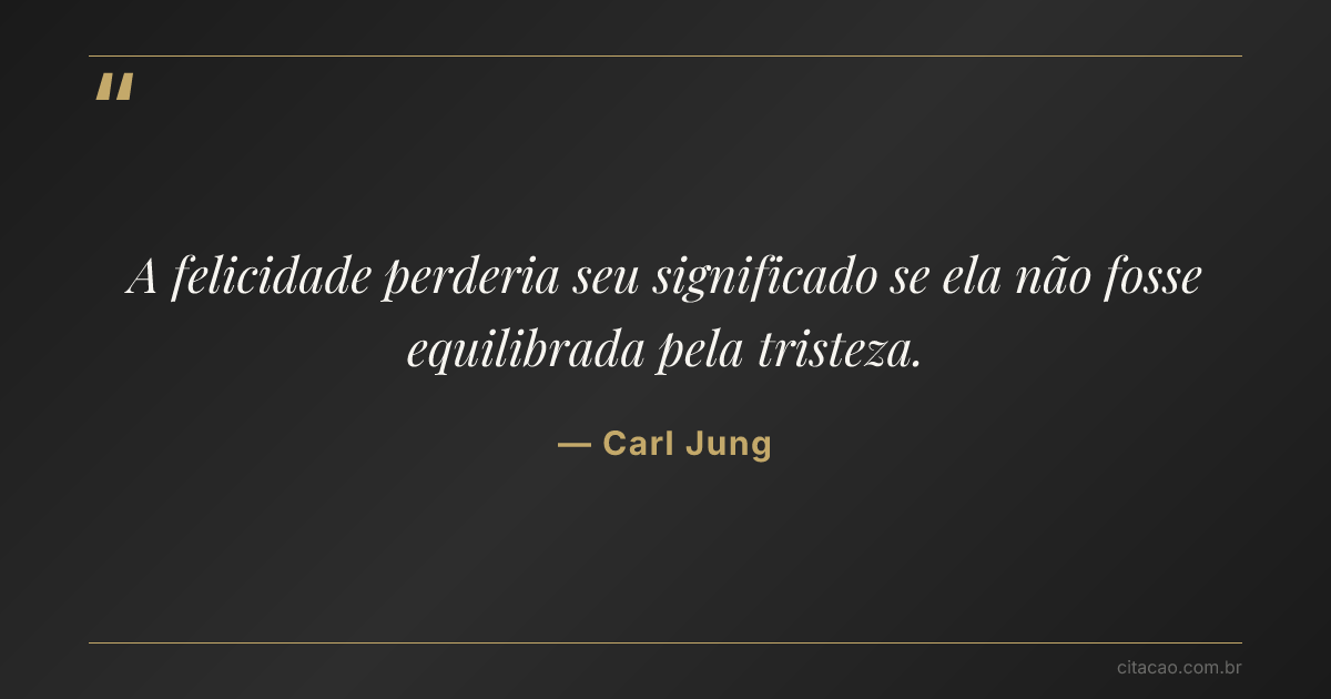 Citação de Carl Jung