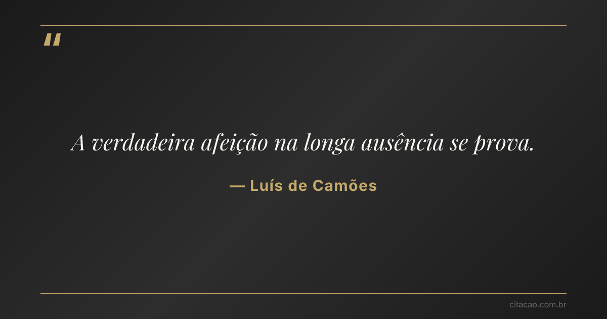 Citação de Luís de Camões