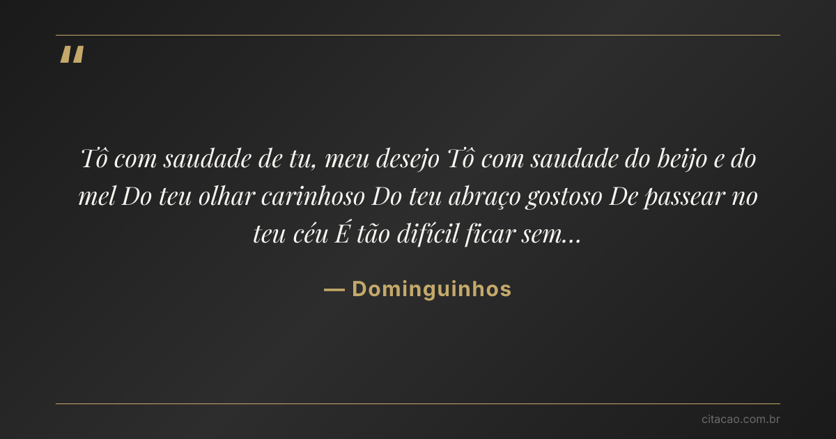 Citação de Dominguinhos