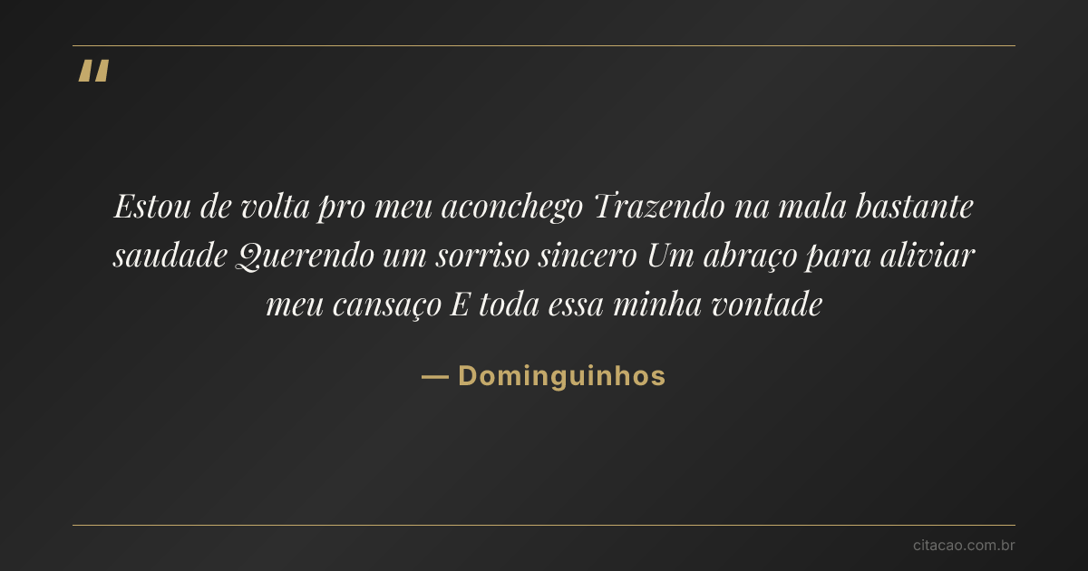 Citação de Dominguinhos