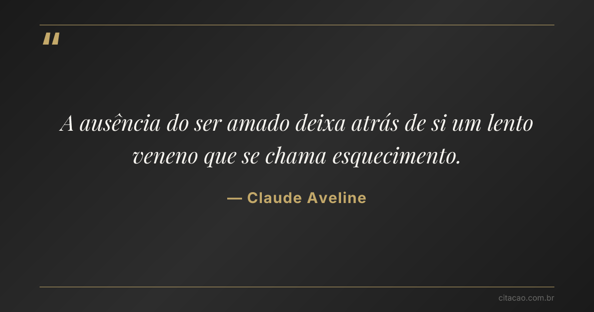 Citação de Claude Aveline