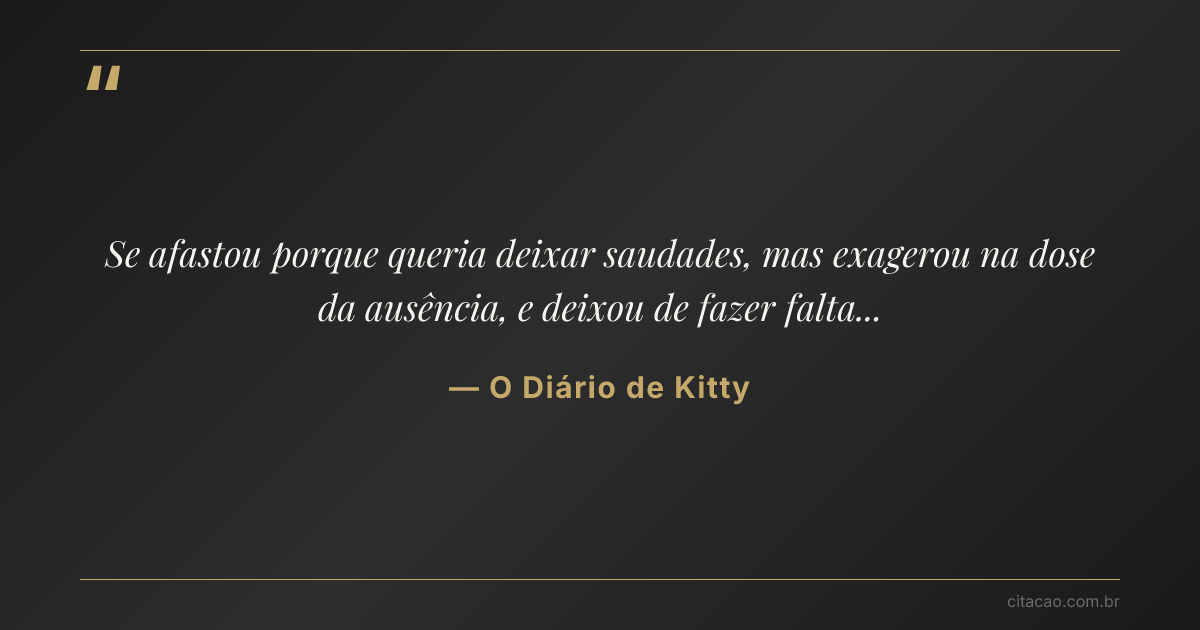 Citação de O Diário de Kitty