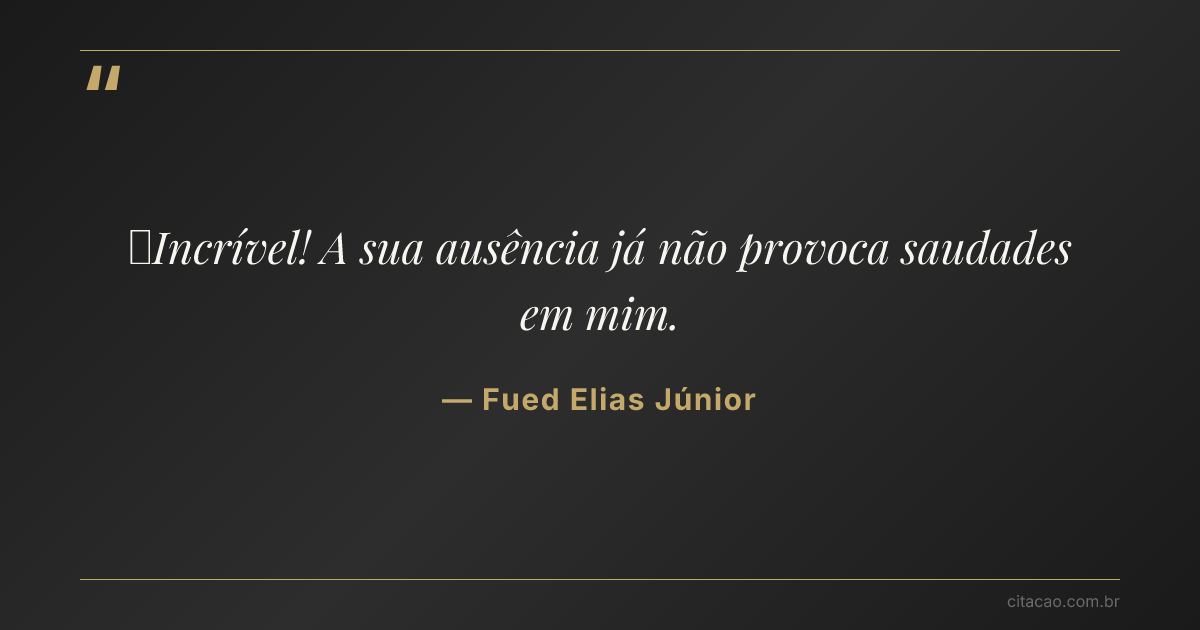 Citação de Fued Elias Júnior