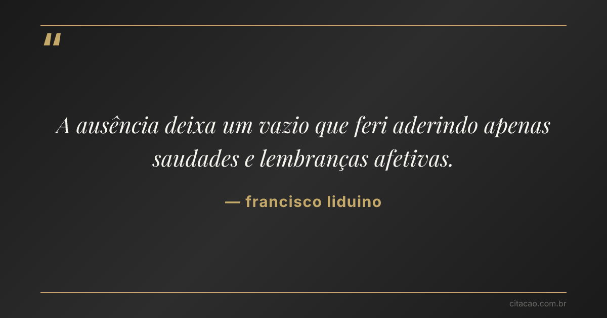 Citação de francisco liduino