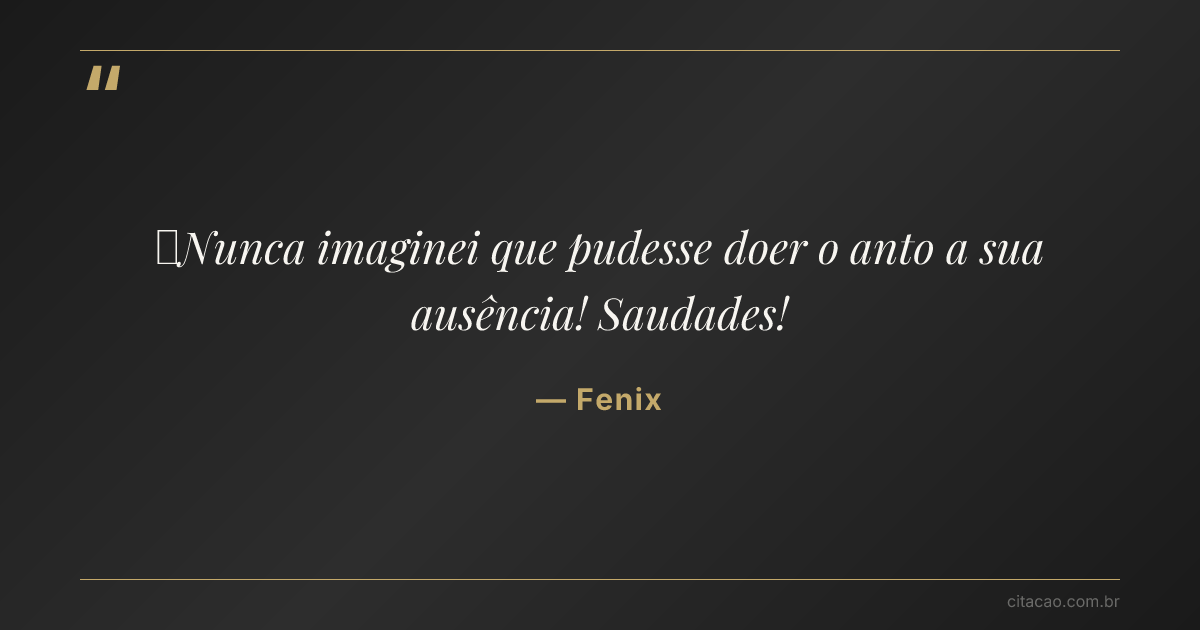 Citação de Fenix