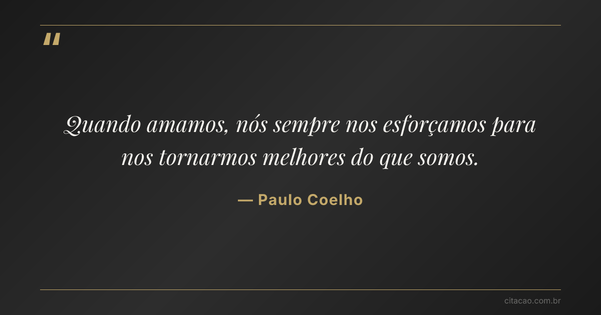 Citação de Paulo Coelho
