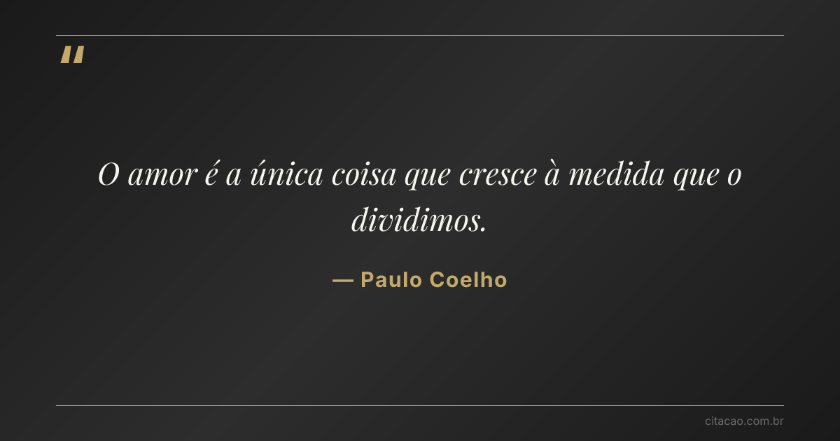 Citação de Paulo Coelho