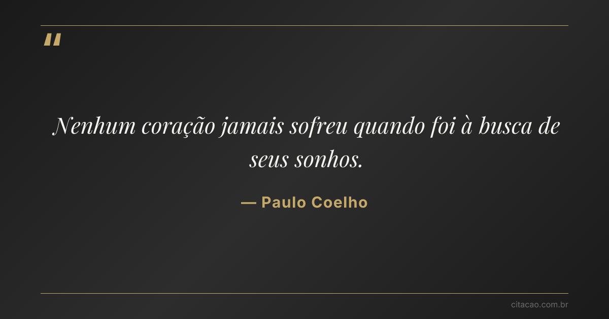 Citação de Paulo Coelho