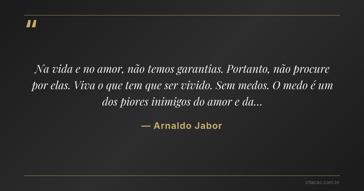 Citação de Arnaldo Jabor