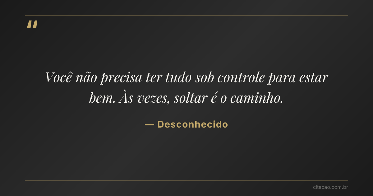 Citação de Desconhecido