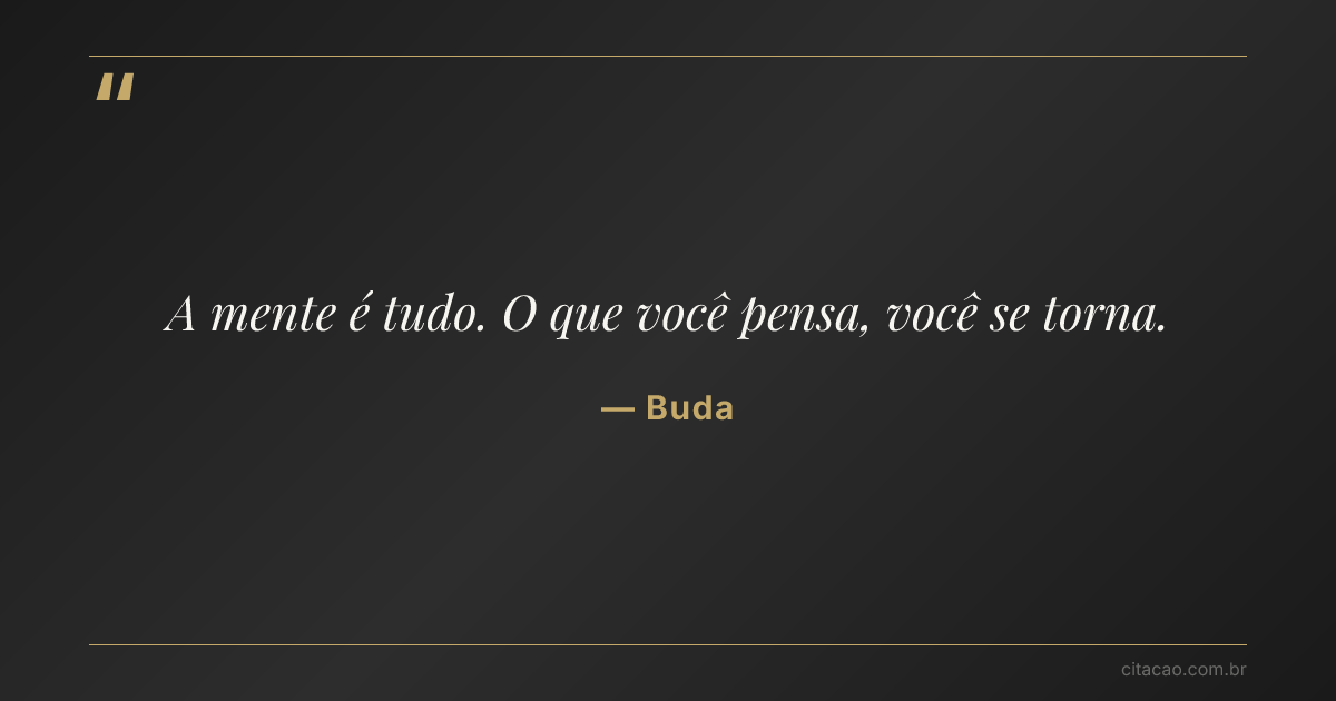 Citação de Buda