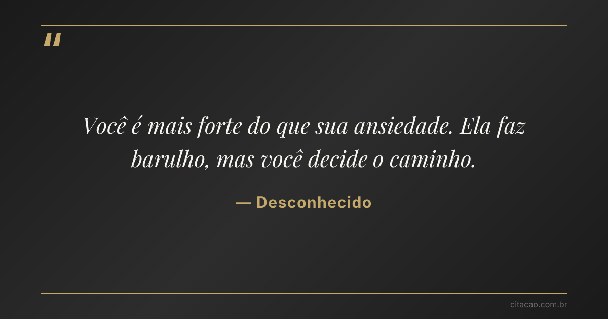 Citação de Desconhecido
