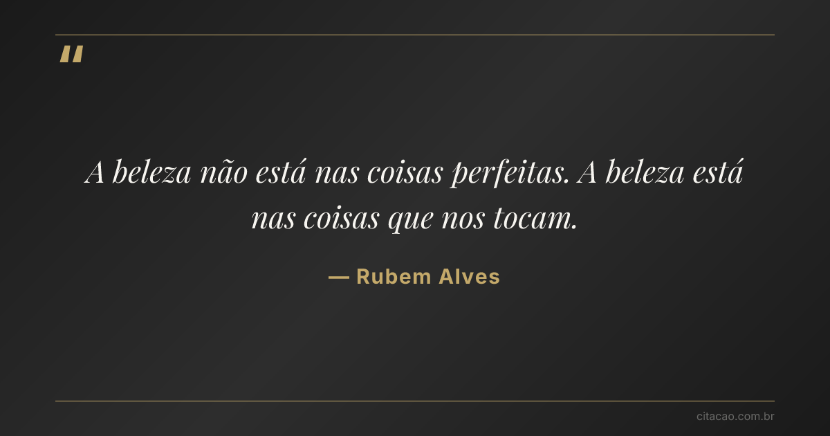 Citação de Rubem Alves
