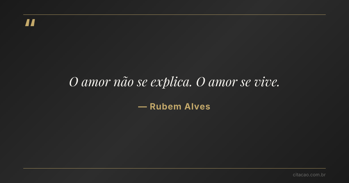 Citação de Rubem Alves