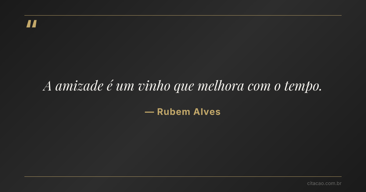 Citação de Rubem Alves