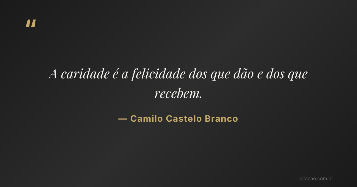Citação de Camilo Castelo Branco
