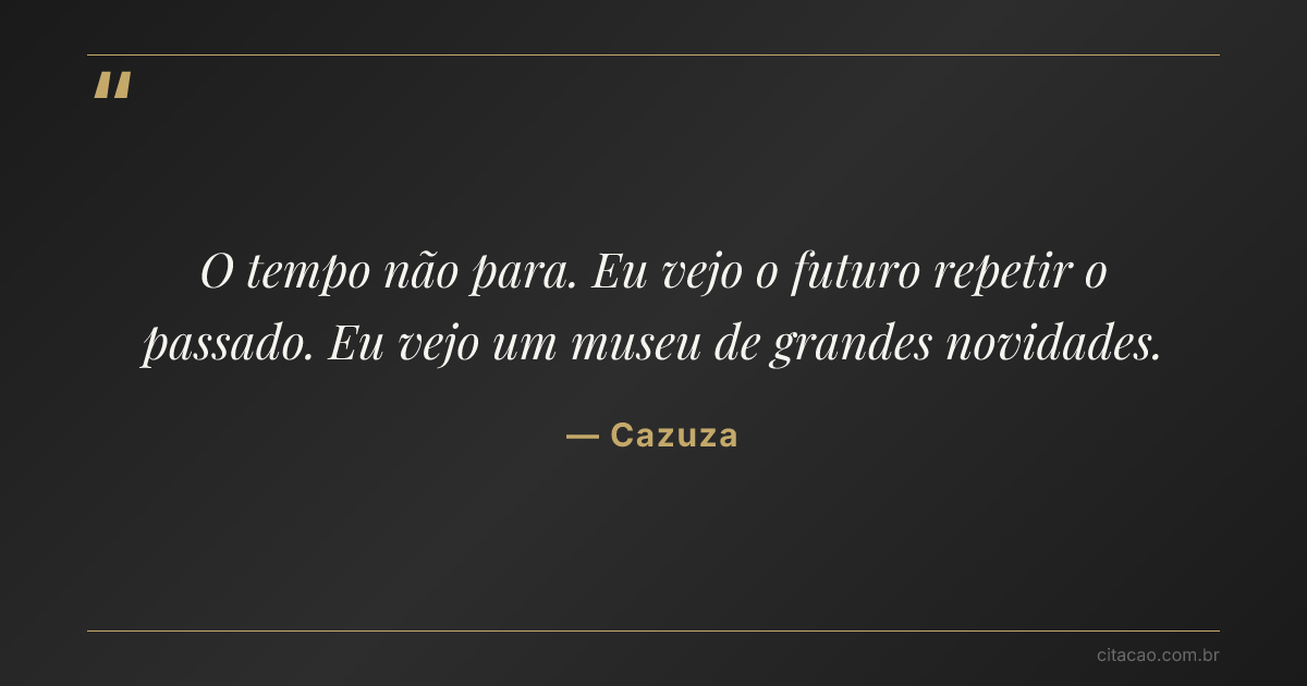 Citação de Cazuza