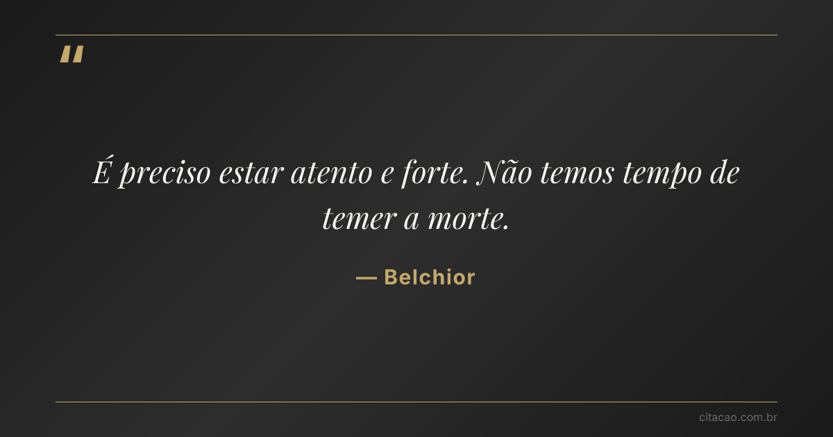 Citação de Belchior