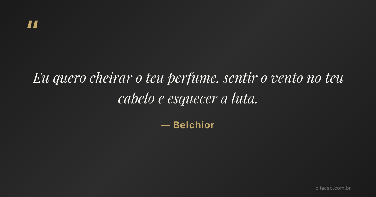 Citação de Belchior