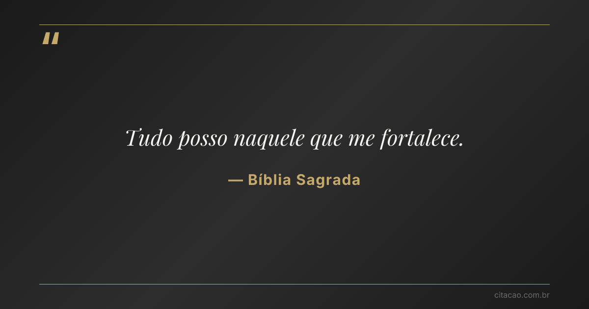 Citação de Bíblia Sagrada