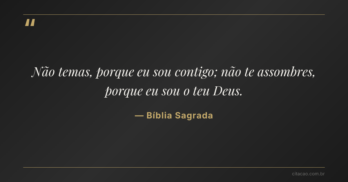 Citação de Bíblia Sagrada