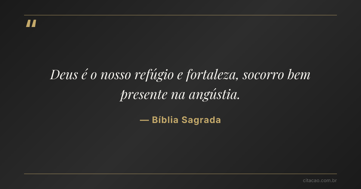 Citação de Bíblia Sagrada