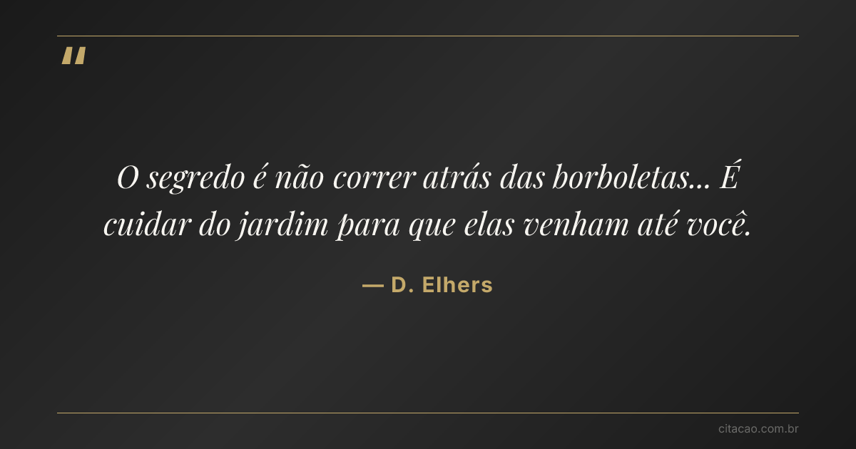 Citação de D. Elhers