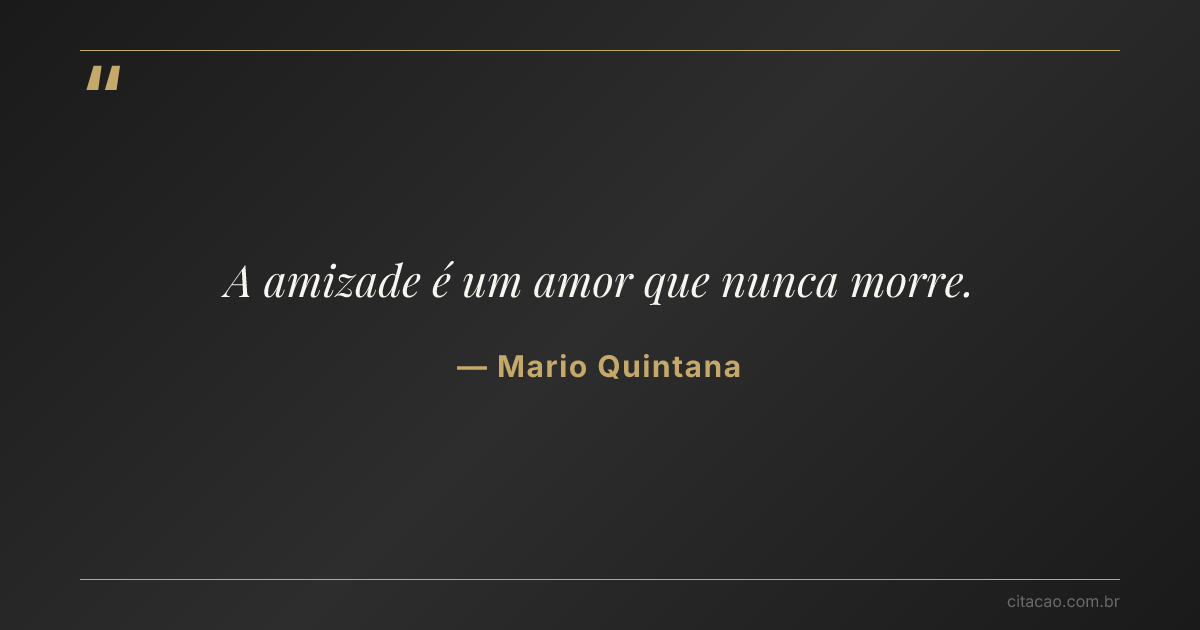 Citação de Mario Quintana