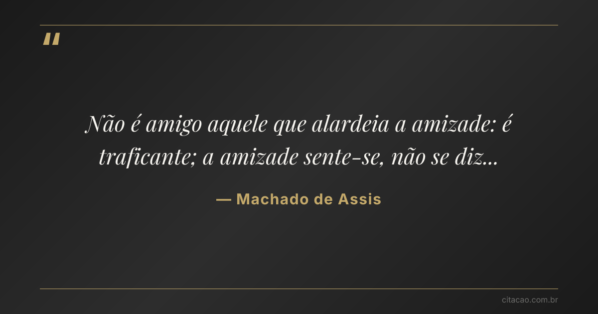 Citação de Machado de Assis