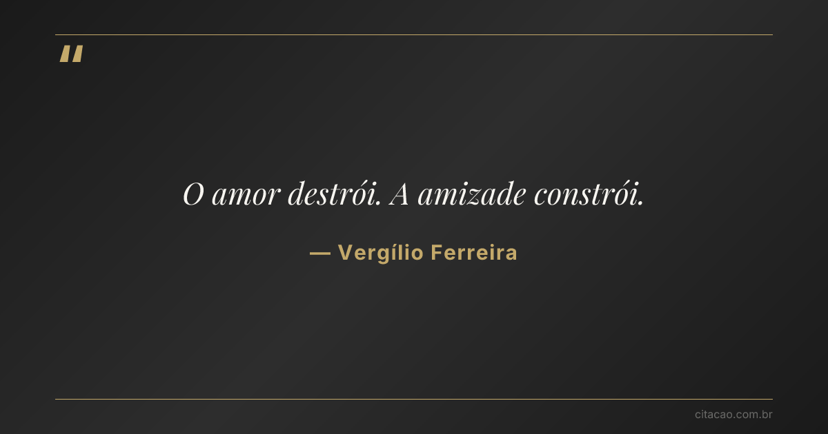 Citação de Vergílio Ferreira