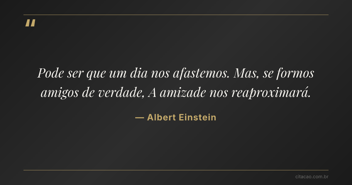 Citação de Albert Einstein