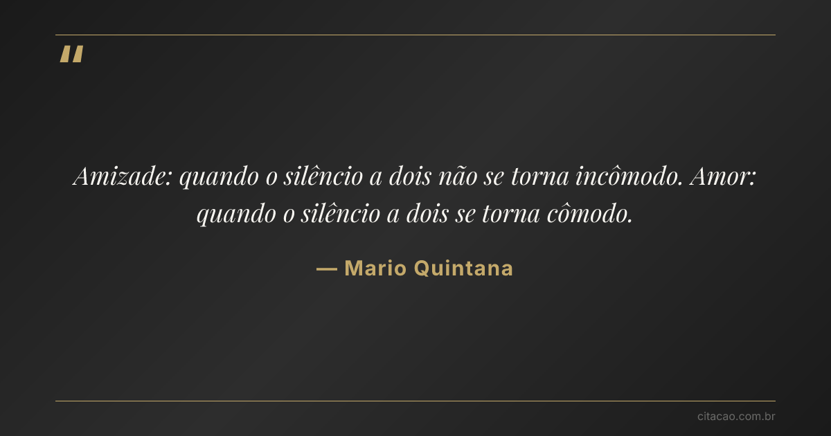 Citação de Mario Quintana