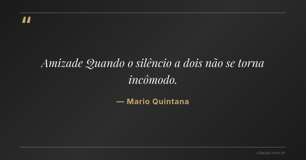 Citação de Mario Quintana