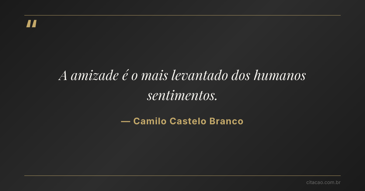 Citação de Camilo Castelo Branco