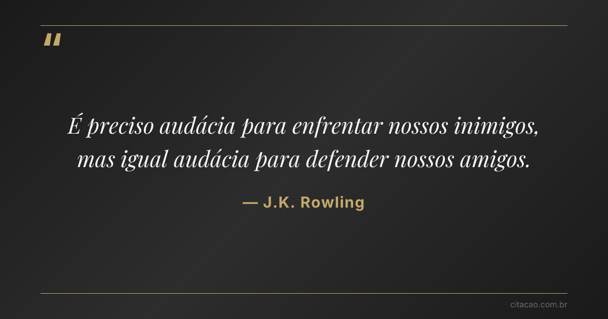 Citação de J.K. Rowling