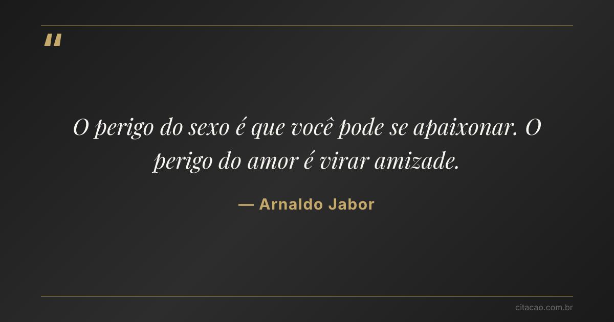 Citação de Arnaldo Jabor