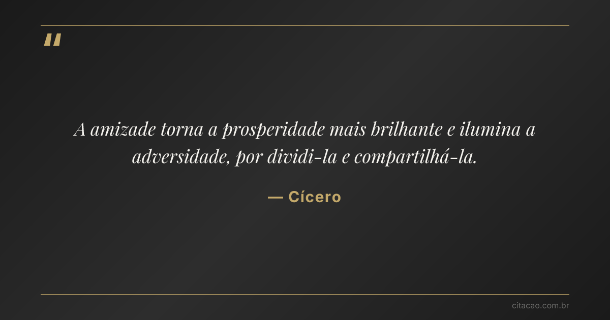 Citação de Cícero
