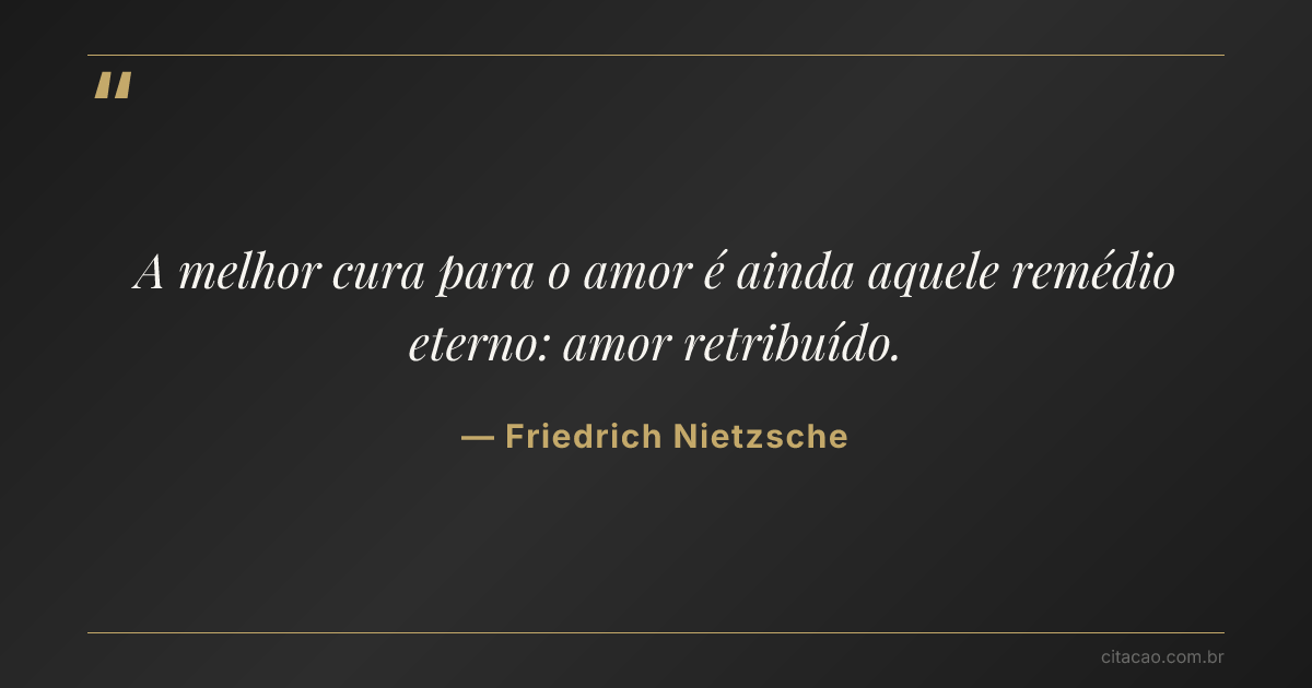 Citação de Friedrich Nietzsche