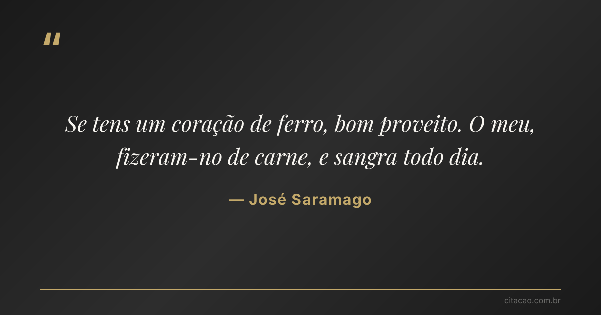 Citação de José Saramago