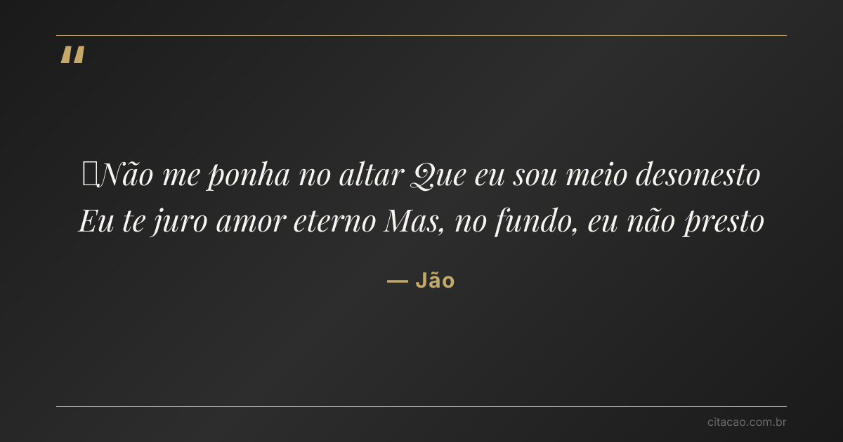 Citação de Jão