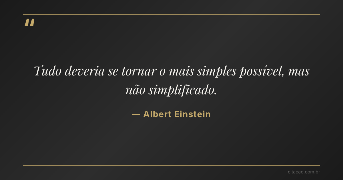 Citação de Albert Einstein