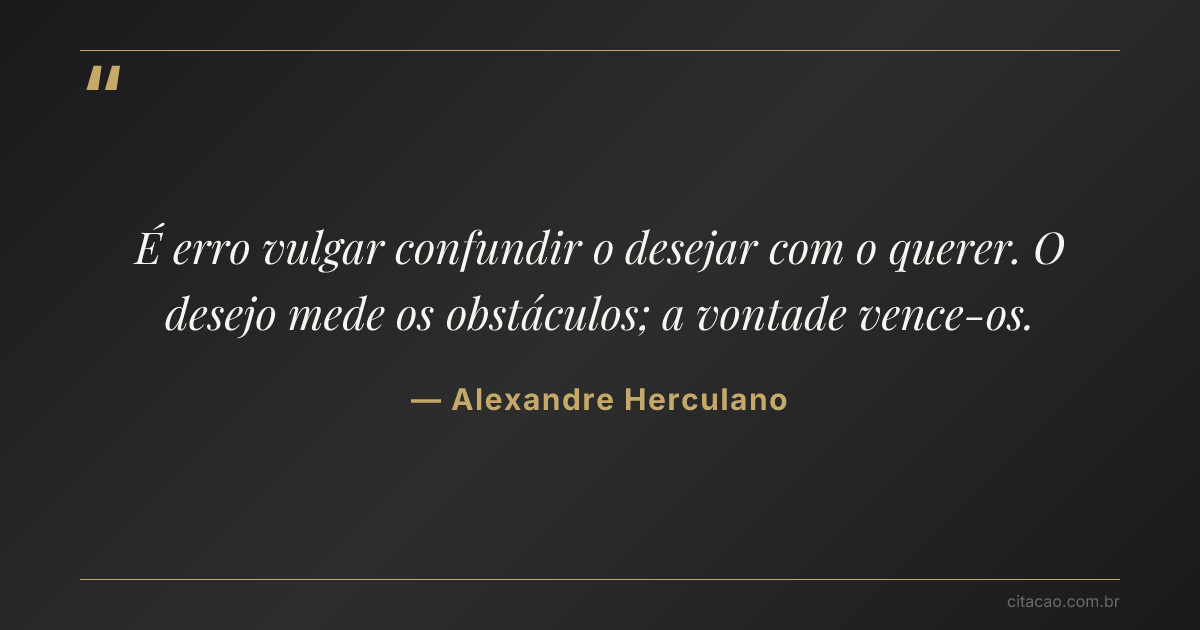 Citação de Alexandre Herculano