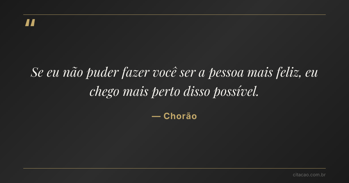 Citação de Chorão