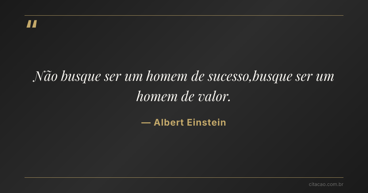 Citação de Albert Einstein
