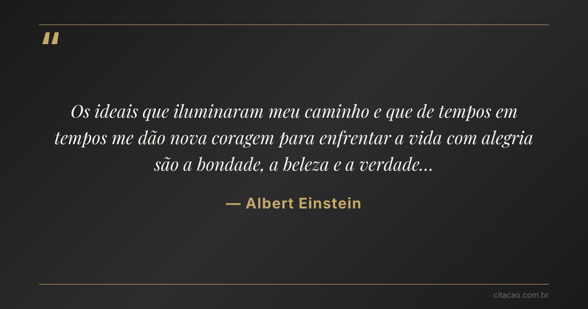 Citação de Albert Einstein