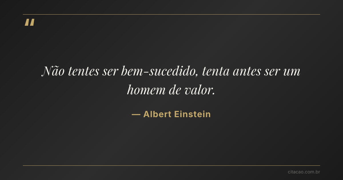 Citação de Albert Einstein