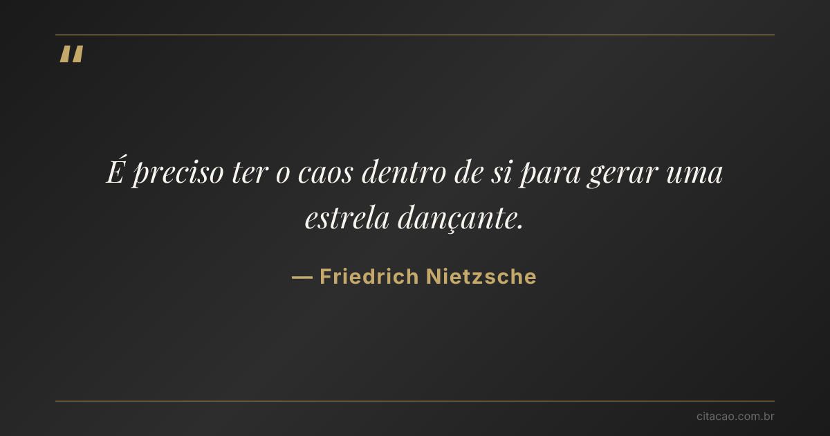 Citação de Friedrich Nietzsche