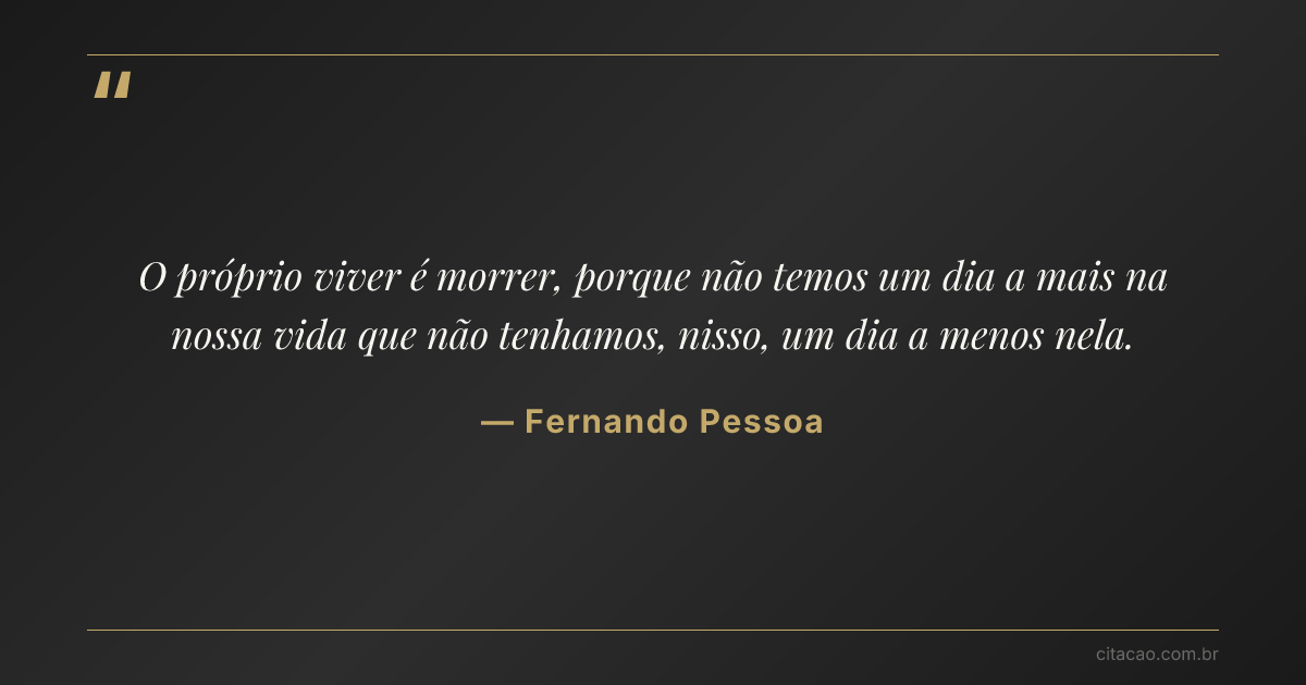 Citação de Fernando Pessoa